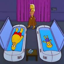 Floating Simpsons